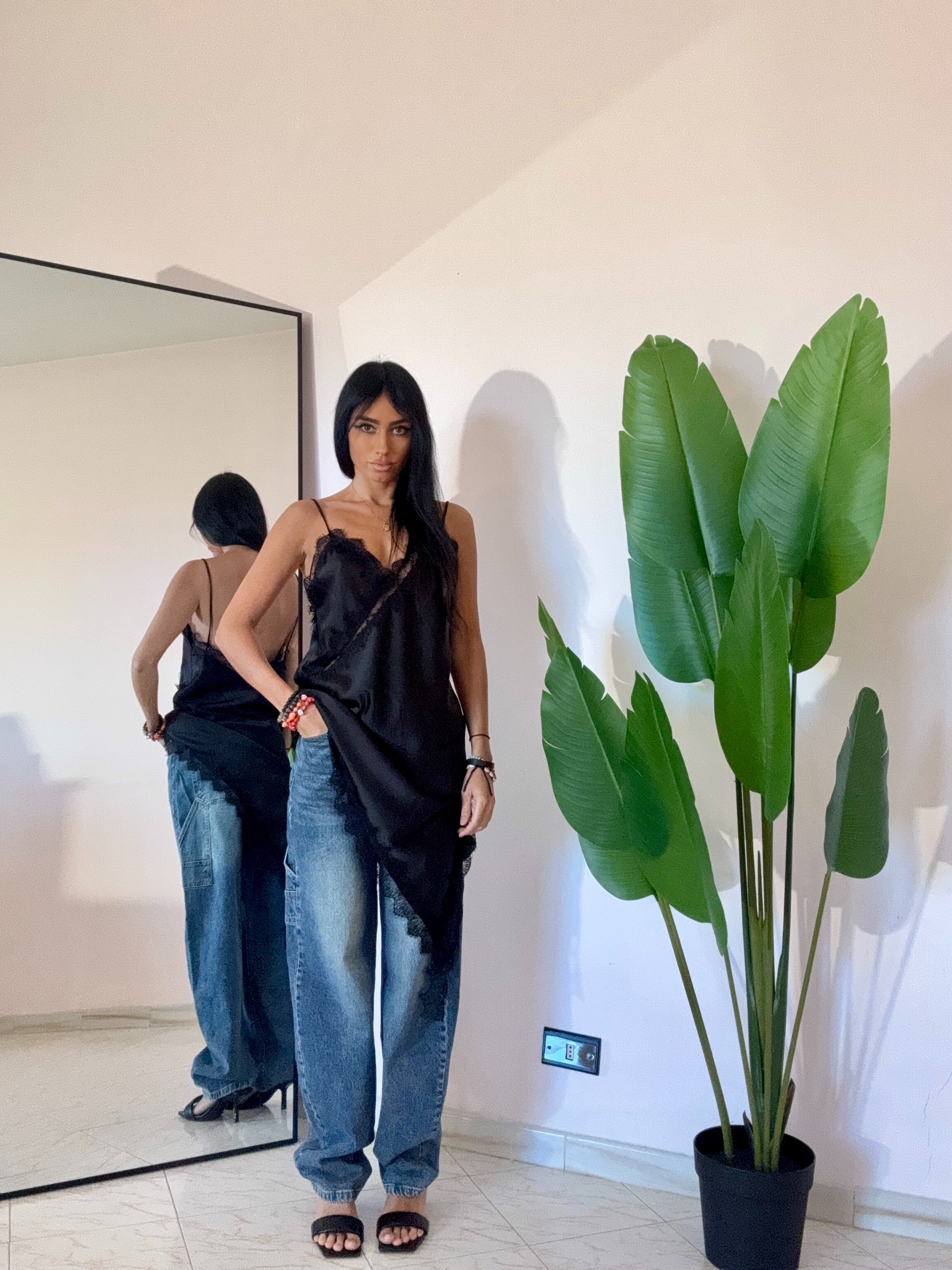 Top/Vestito Satin